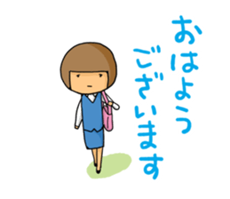 Lovery KOKESHI sticker #7820212