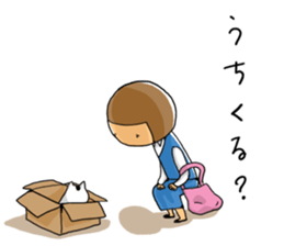Lovery KOKESHI sticker #7820215