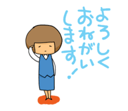 Lovery KOKESHI sticker #7820232