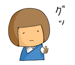 Lovery KOKESHI sticker #7820234