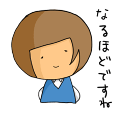 Lovery KOKESHI sticker #7820235