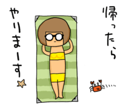 Lovery KOKESHI sticker #7820236
