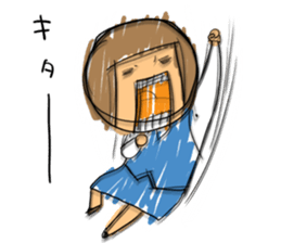 Lovery KOKESHI sticker #7820243