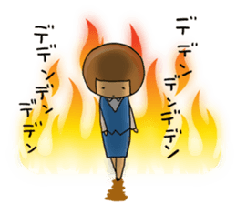 Lovery KOKESHI sticker #7820244