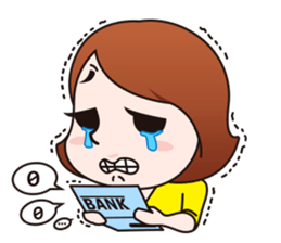 Keep your chin up! Miss Go! sticker #7820657