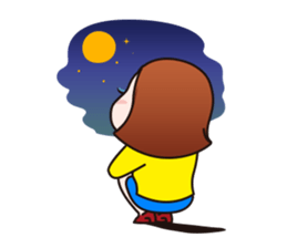 Keep your chin up! Miss Go! sticker #7820660