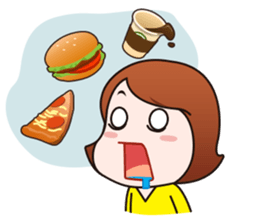 Keep your chin up! Miss Go! sticker #7820662