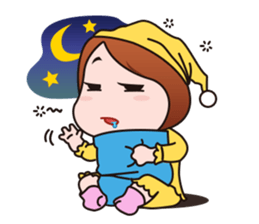 Keep your chin up! Miss Go! sticker #7820672