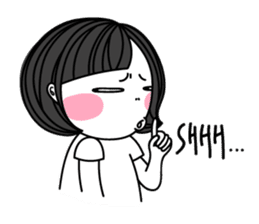 Idle with Ms. Silly sticker #7822255