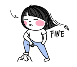 Idle with Ms. Silly sticker #7822256