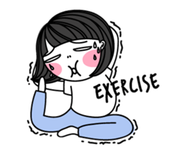 Idle with Ms. Silly sticker #7822257