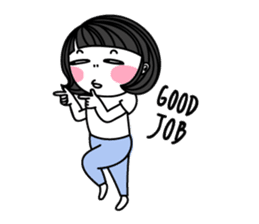 Idle with Ms. Silly sticker #7822260