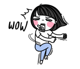 Idle with Ms. Silly sticker #7822262