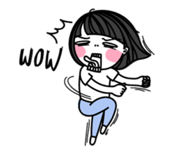 Idle with Ms. Silly sticker #7822262