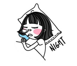 Idle with Ms. Silly sticker #7822273