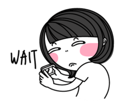 Idle with Ms. Silly sticker #7822280