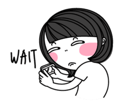 Idle with Ms. Silly sticker #7822280