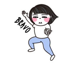 Idle with Ms. Silly sticker #7822287