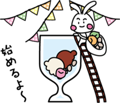 Sweets (with rabbit) sticker #7822372