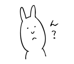 Simple Cute Rabbit sticker #7822736