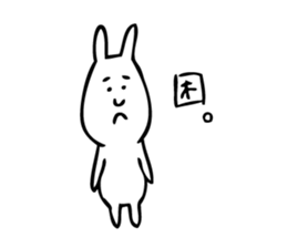 Simple Cute Rabbit sticker #7822743