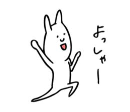 Simple Cute Rabbit sticker #7822744
