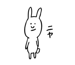 Simple Cute Rabbit sticker #7822752