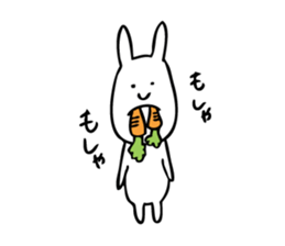 Simple Cute Rabbit sticker #7822756