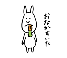 Simple Cute Rabbit sticker #7822757