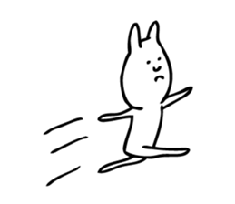 Simple Cute Rabbit sticker #7822760