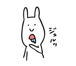 Simple Cute Rabbit sticker #7822762