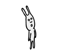 Simple Cute Rabbit sticker #7822763