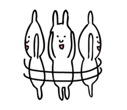 Simple Cute Rabbit sticker #7822766