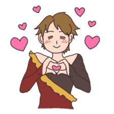 Go! Men's figure skater! sticker #7822953