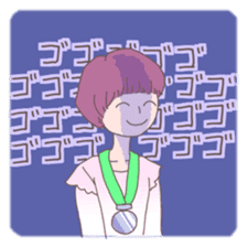 Go! Men's figure skater! sticker #7822954