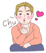 Go! Men's figure skater! sticker #7822962