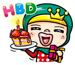 Som O Color full hijab girl 2 sticker #7823015