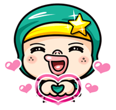 Som O Color full hijab girl 2 sticker #7823018