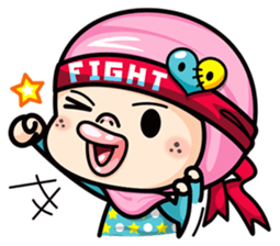 Som O Color full hijab girl 2 sticker #7823024