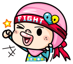 Som O Color full hijab girl 2 sticker #7823024