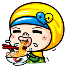 Som O Color full hijab girl 2 sticker #7823025