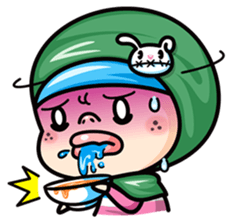 Som O Color full hijab girl 2 sticker #7823026