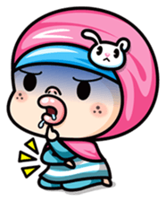 Som O Color full hijab girl 2 sticker #7823027