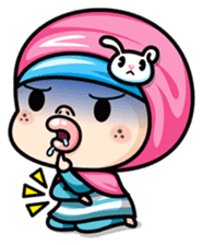 Som O Color full hijab girl 2 sticker #7823027