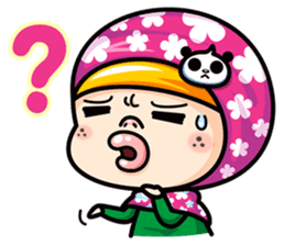 Som O Color full hijab girl 2 sticker #7823034