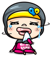 Som O Color full hijab girl 2 sticker #7823036