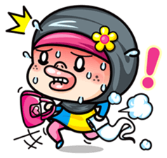 Som O Color full hijab girl 2 sticker #7823038