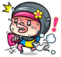 Som O Color full hijab girl 2 sticker #7823038