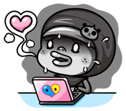 Som O Color full hijab girl 2 sticker #7823041