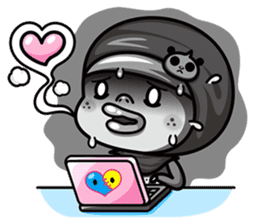 Som O Color full hijab girl 2 sticker #7823041